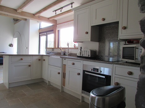 Professional domestic kitchen deep clean in Ammanford – modern country kitchen cleaned by The Moppit Show